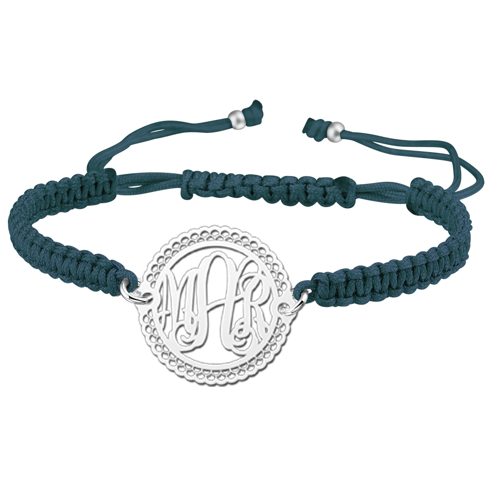 Monogram initiaal armband