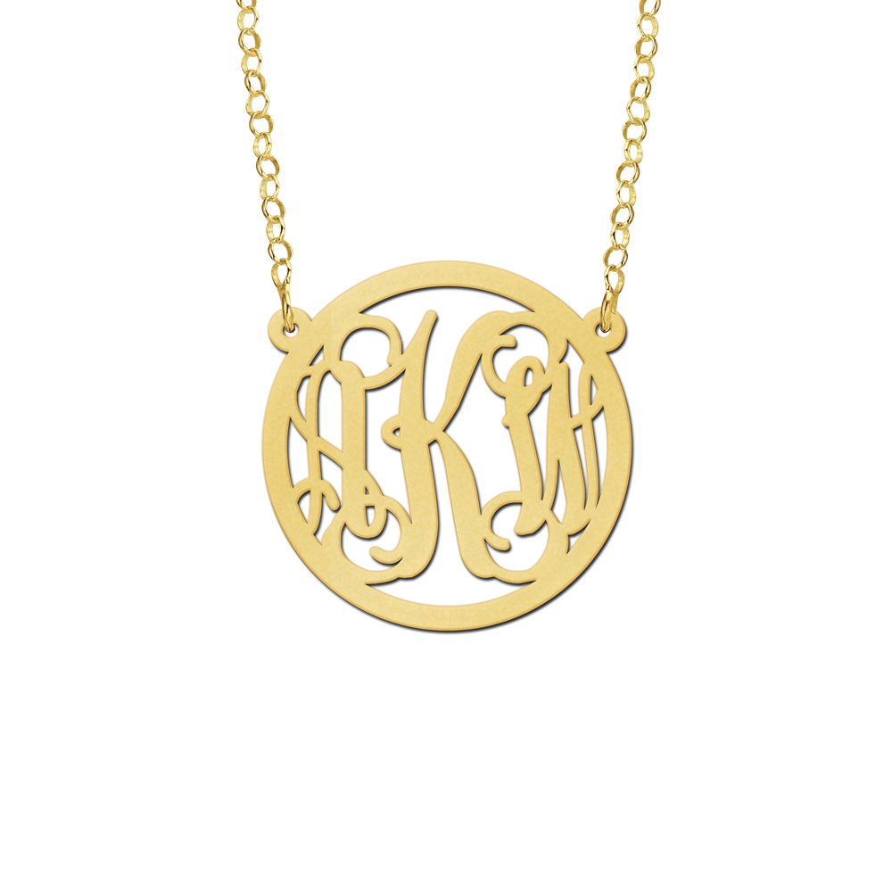 Initialen ketting monogram