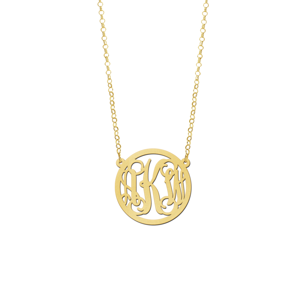 Initialen ketting monogram