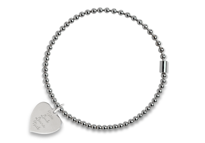 Zilveren rek-armband met bedel Zilveren rek-armband met bedel