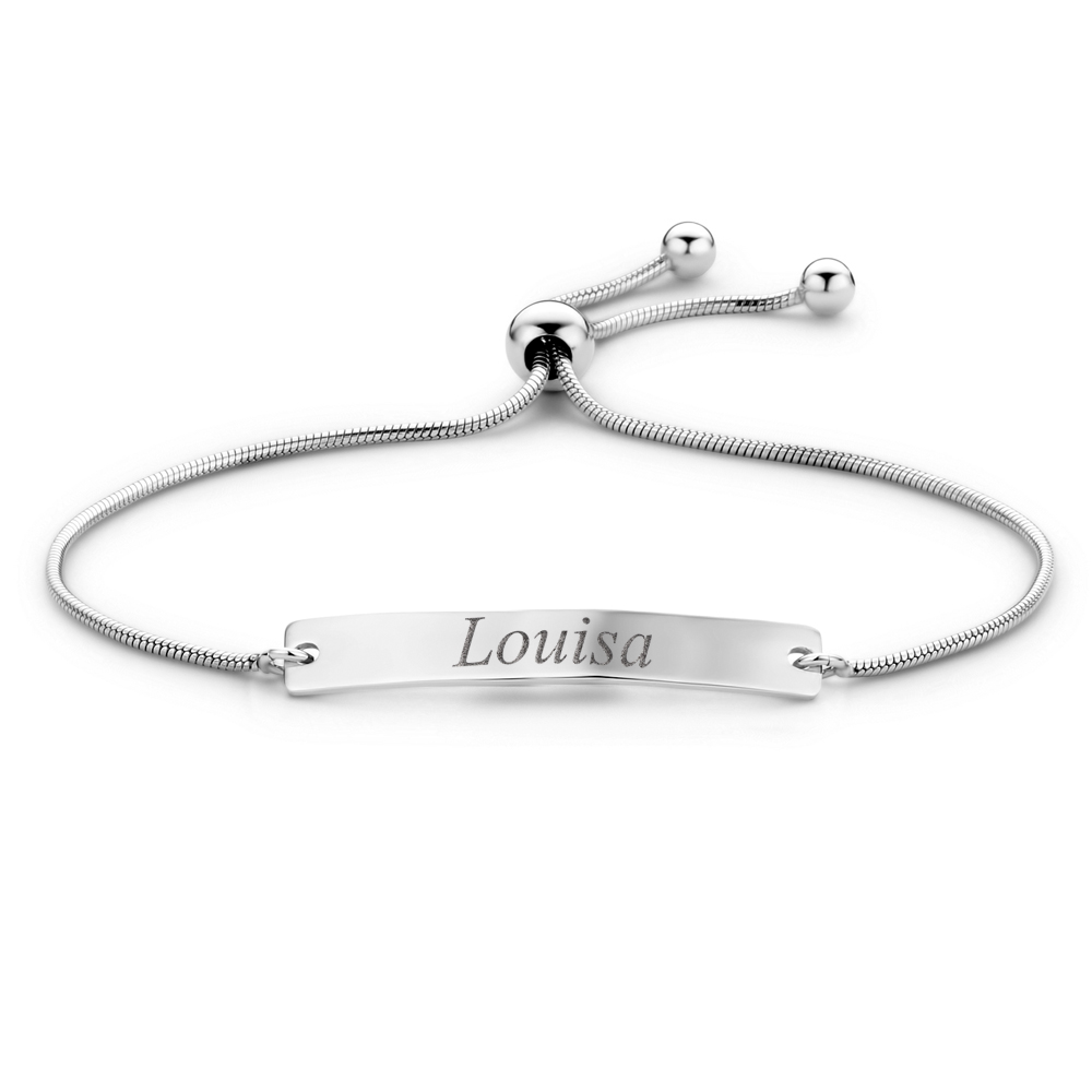 Bediening mogelijk Lionel Green Street joggen Armbanden met naam | Gepersonaliseerd Armbanden | Names4ever