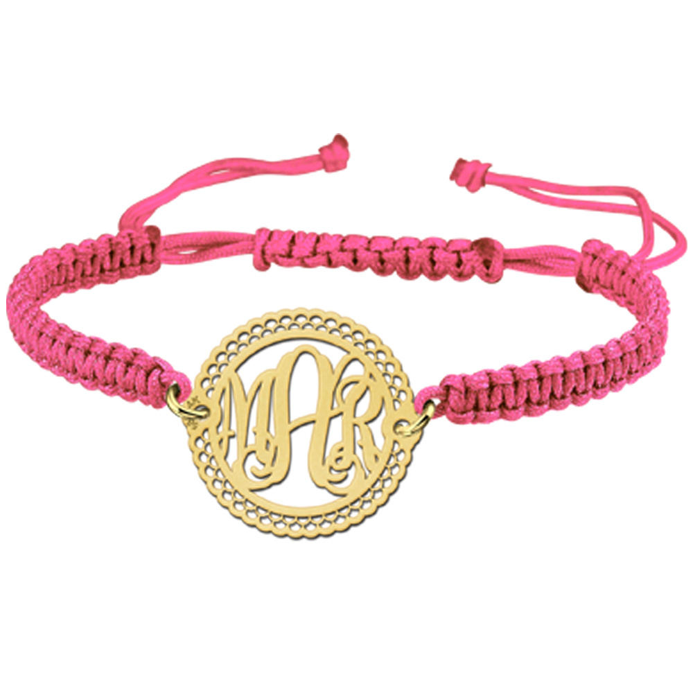 Initialen armband monogram