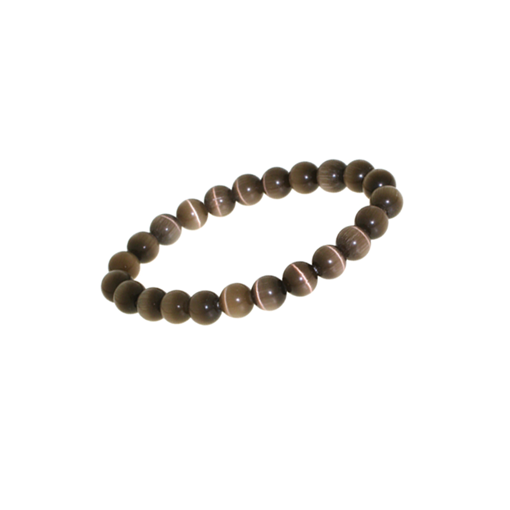 Armband kattenoog bruin