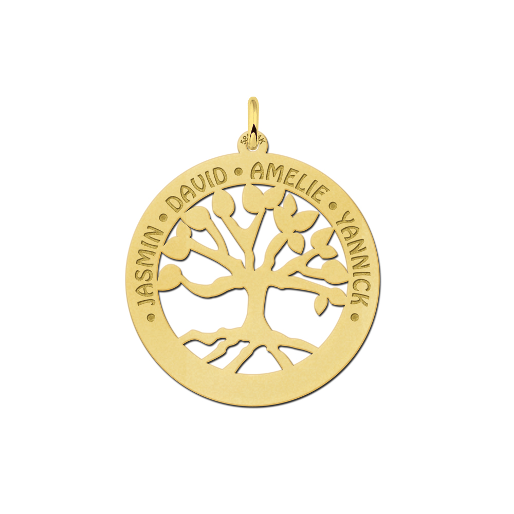 Gouden Tree of life hanger