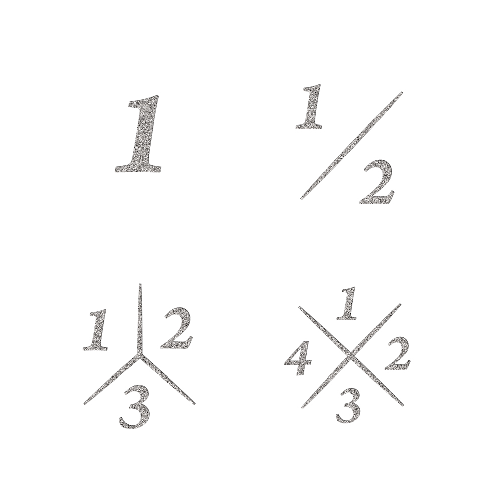 Ronde zilveren zegelring met drie initialen