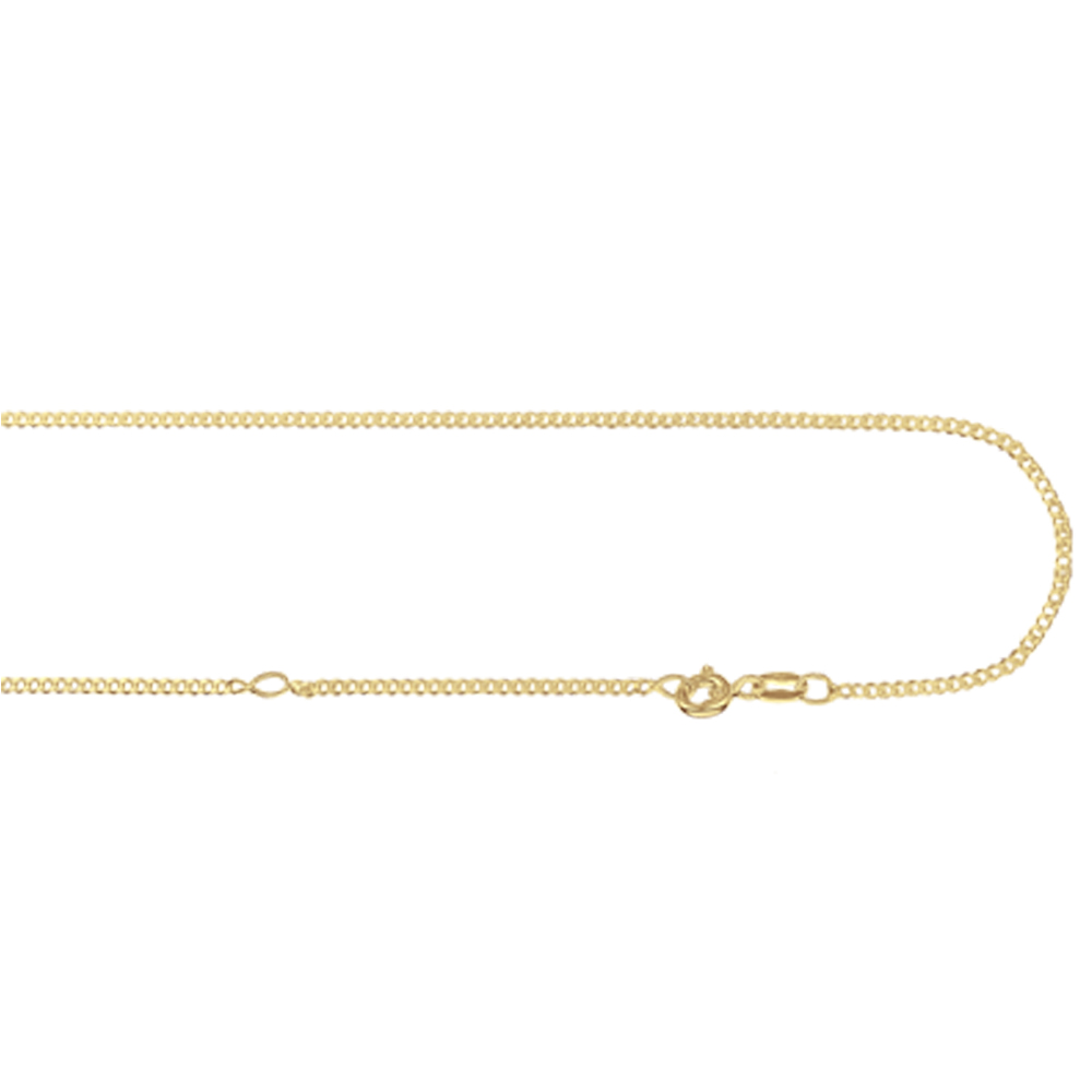 Gouden collier gourmet 38-42cm