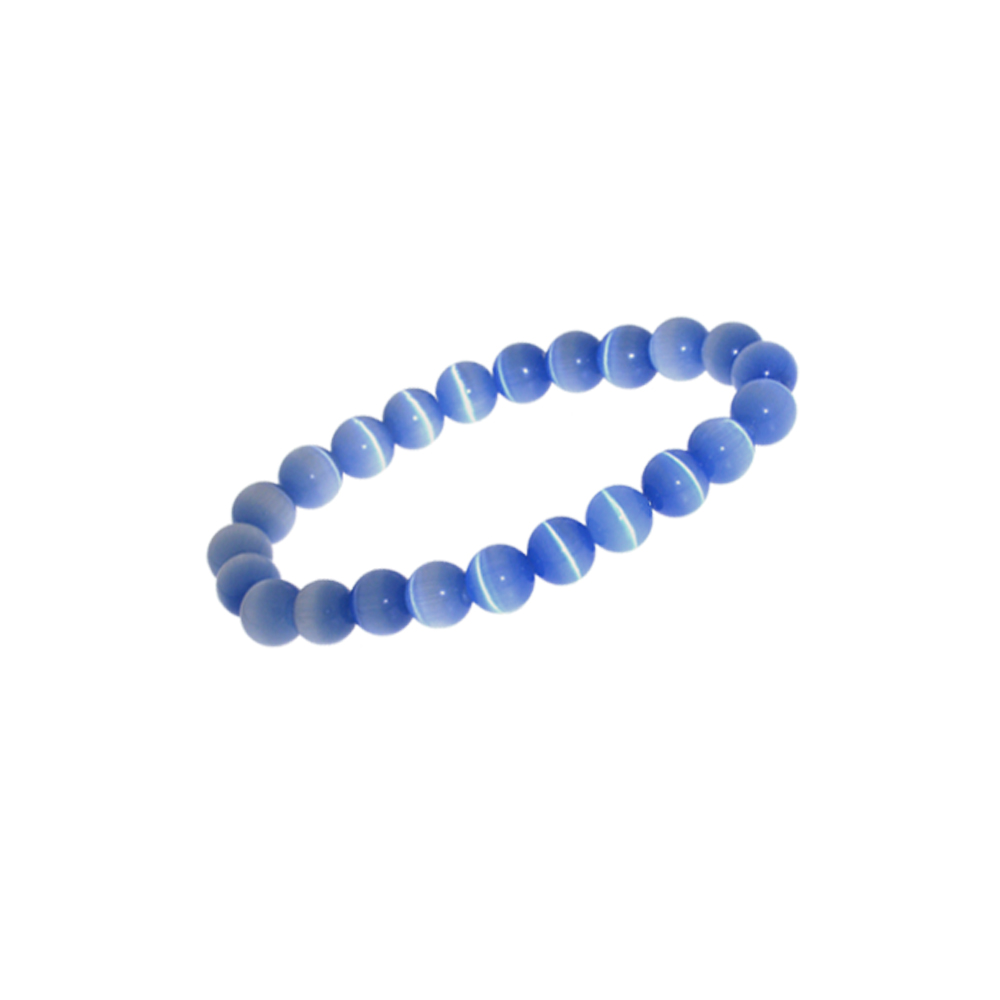 Armband kattenoog blauw 