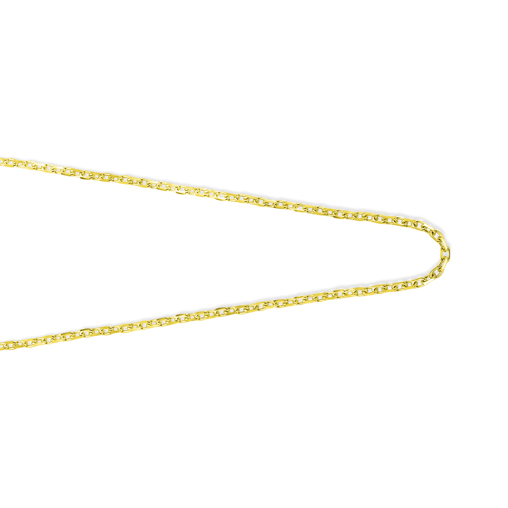 Gouden collier anker 38-42cm