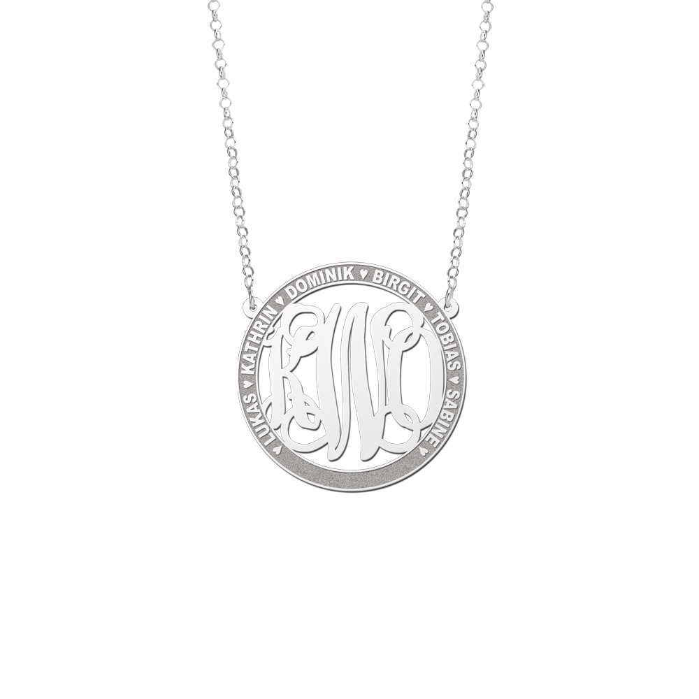 Monogram ketting namen