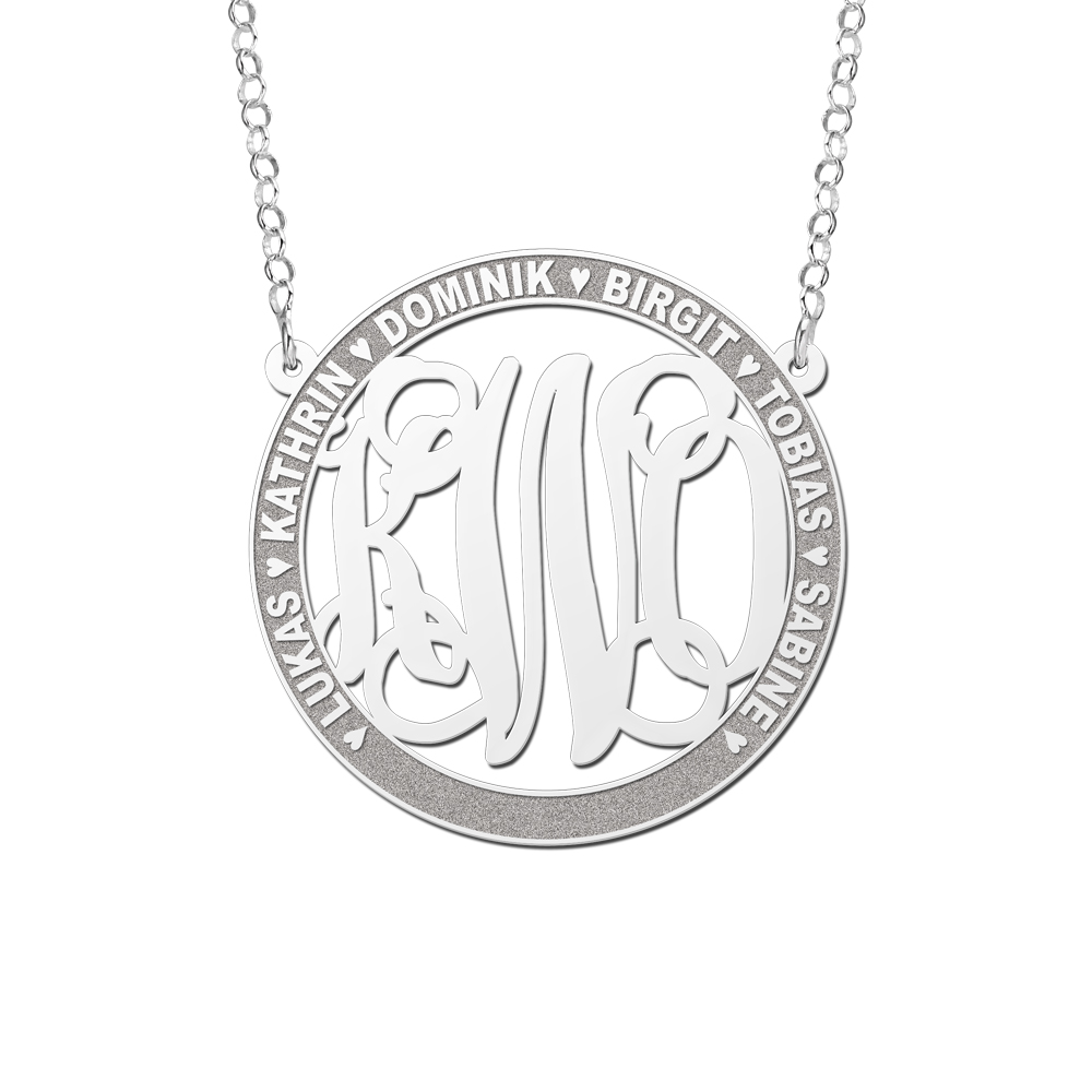 Monogram ketting namen