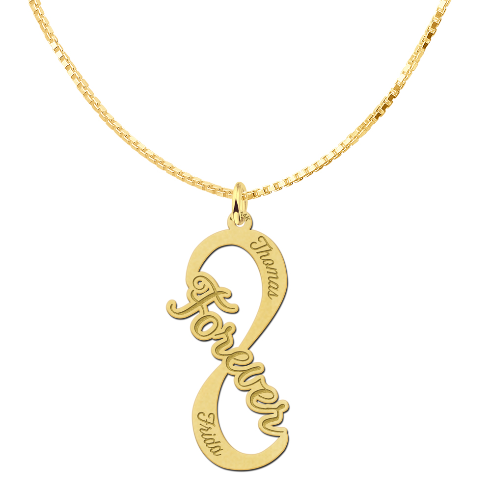 Gouden infinity hanger forever