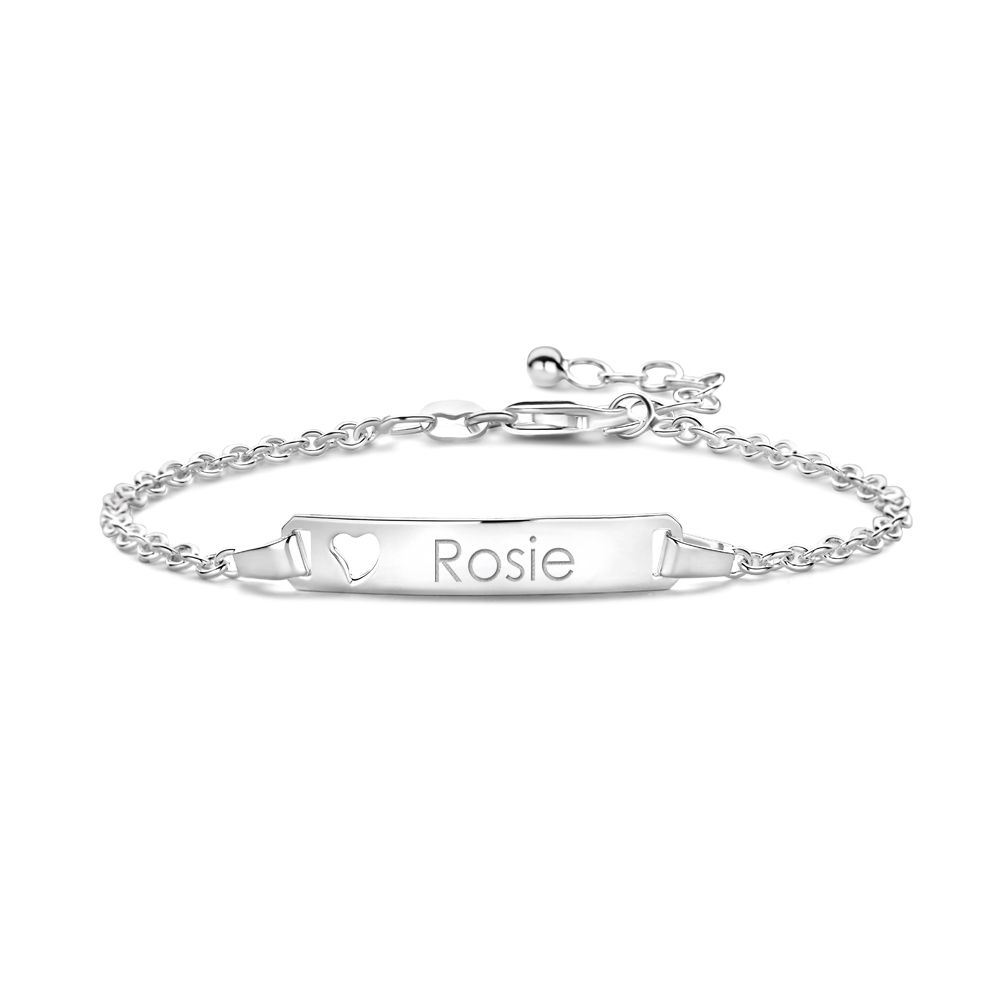 Armband zilver met gravure