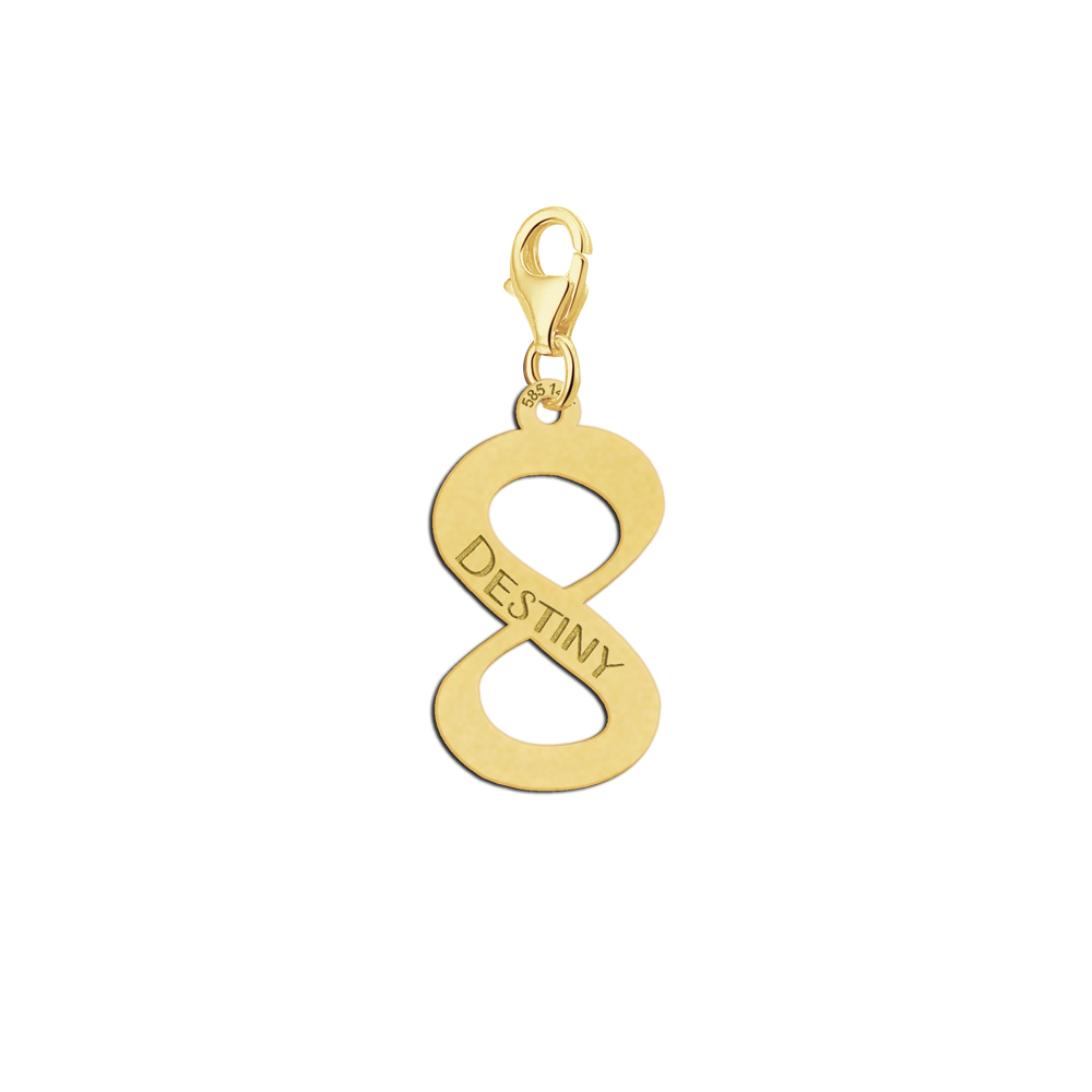 Gouden infinity bedel met