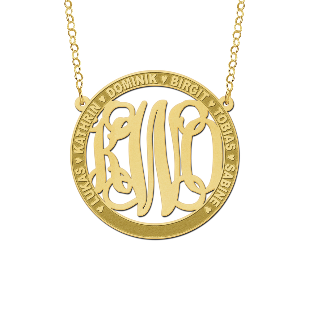 Initialen ketting namen Initialen ketting namen