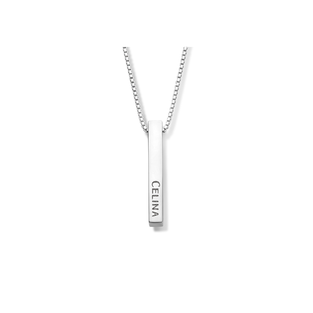 Bar ketting van zilver