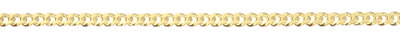 55-60cm      Vergulde Gourmet Ketting