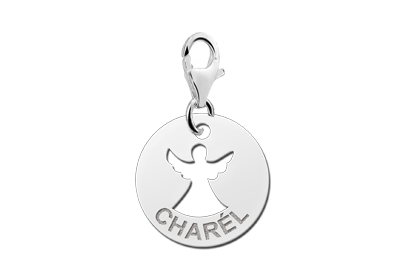 Zilveren charm engel Zilveren charm engel