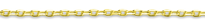 38-42cm (Kind)      Vergulde Anker Ketting