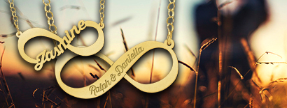 Gouden infinity kettingen